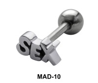 Sex S316L Tongue Piercing MAD-10